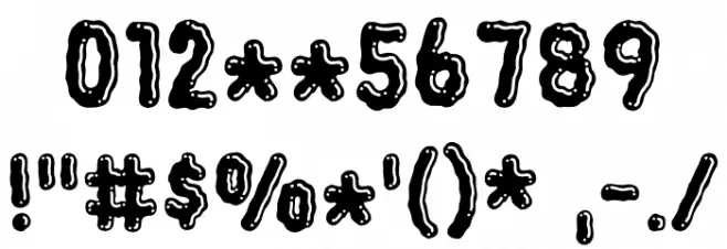 Floyal Rush DEMO Regular Font OTHER CHARS