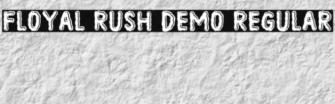 Floyal Rush DEMO Regular Example 2