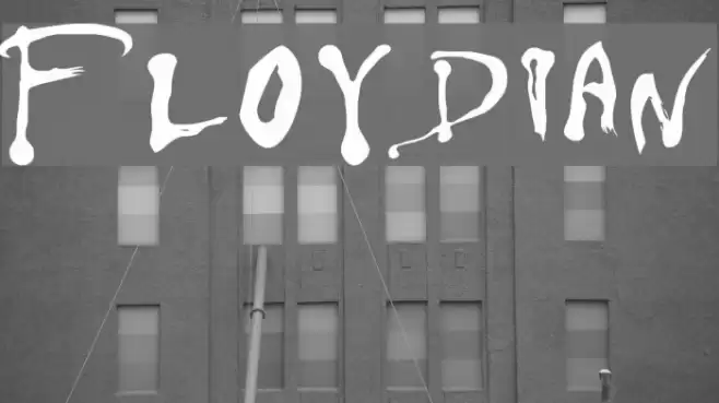 Floydian Font examples