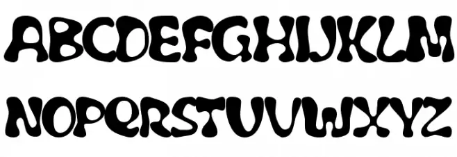 Flubber Шрифта ВЕРХНИЙ