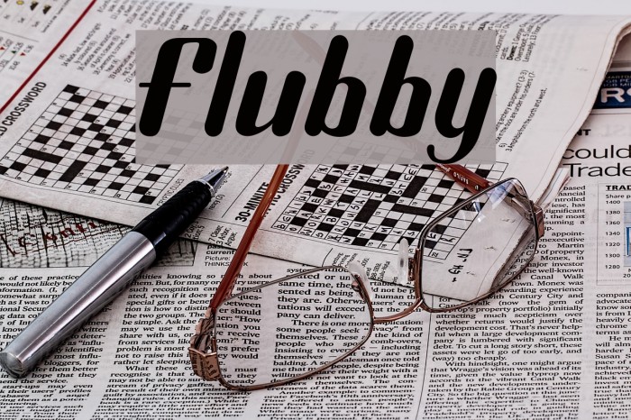 Flubby Font examples