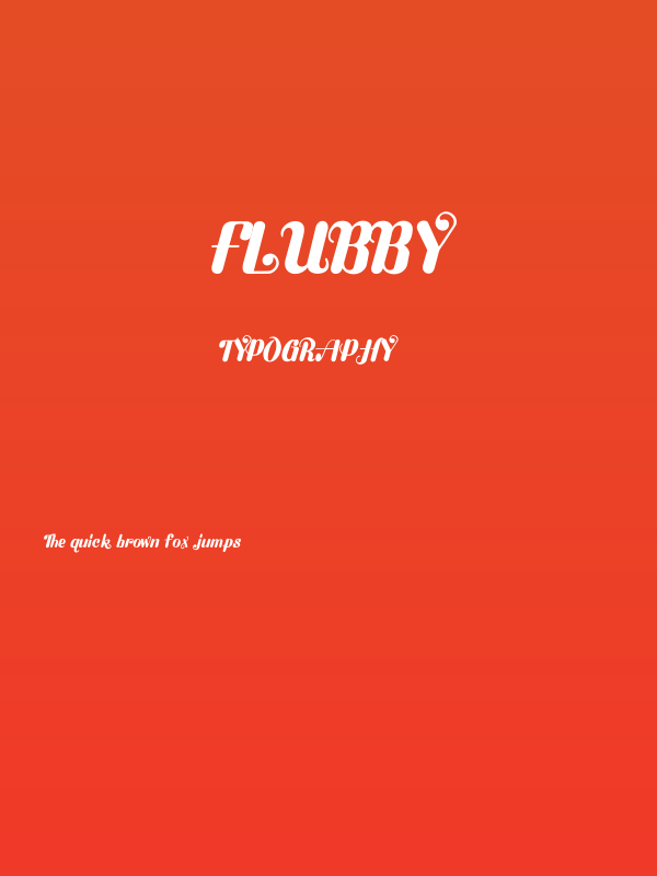 Flubby Poster