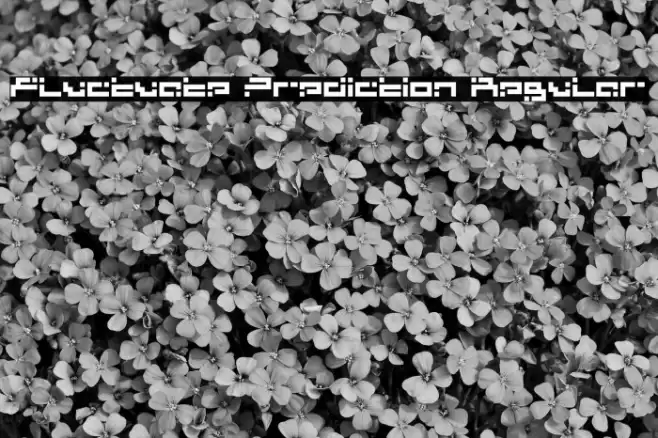 Fluctuate Prediction Regular Fonte examples