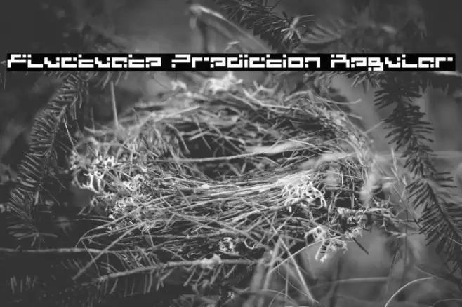 Fluctuate Prediction Regular Fonte examples