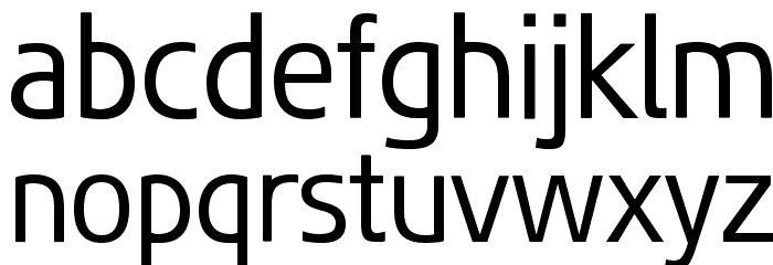 Fluent Sans Font LOWERCASE