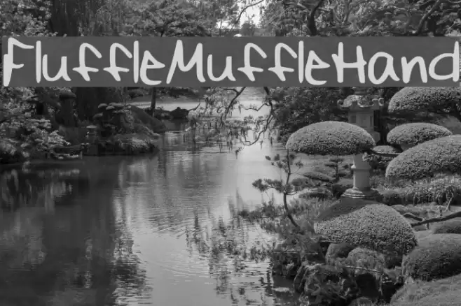 FluffleMuffleHand Font examples