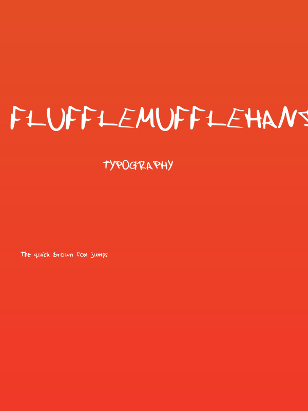 FluffleMuffleHand Poster