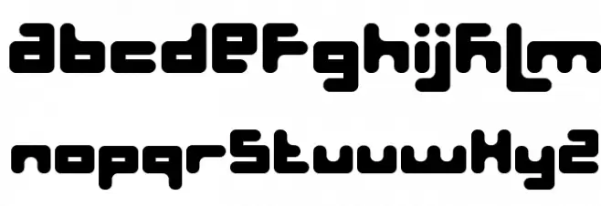 Fluffster 字体 大写