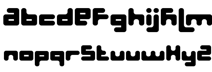 Fluffster Font LOWERCASE