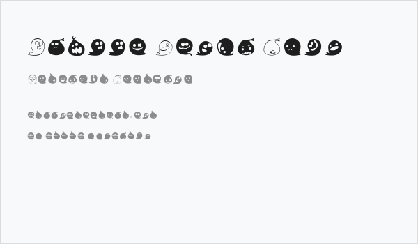 Fluffy Ghost Ding Business Card