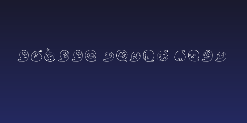 Fluffy Ghost Ding Social Header