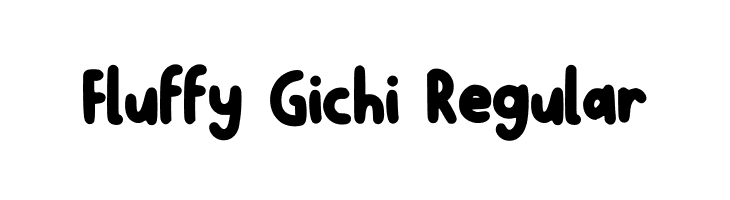 Fluffy Gichi Regular  لخطوط تنزيل