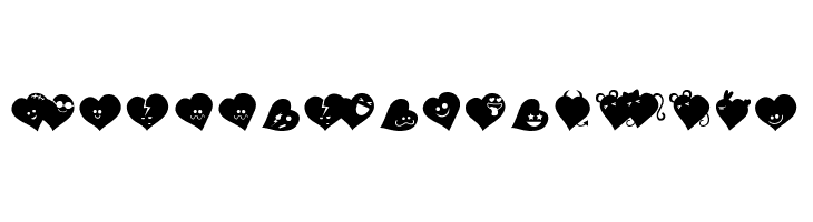 FluffyHeartsDing  Free Fonts Download