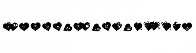 FluffyHeartsDing  font caratteri gratis