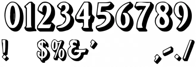 Flug Font OTHER CHARS