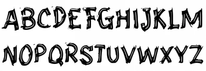 Fluga Schriftart Groß