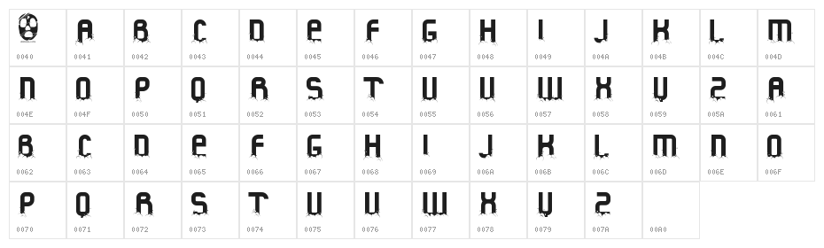 Fluid Christmas Character Map
