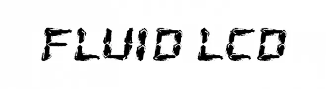 Fluid LCD  Free Fonts Download