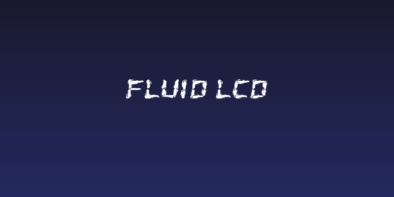 Fluid LCD Social Header