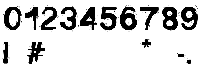 Fluid Maska Font OTHER CHARS