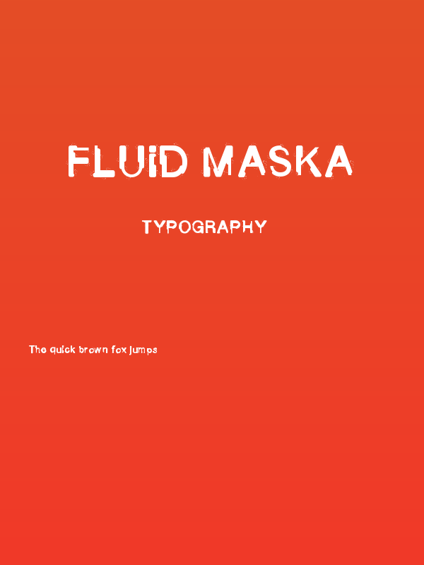 Fluid Maska Poster