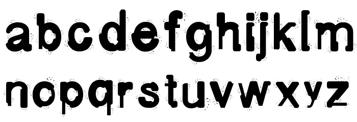 Fluid Maska Font LOWERCASE