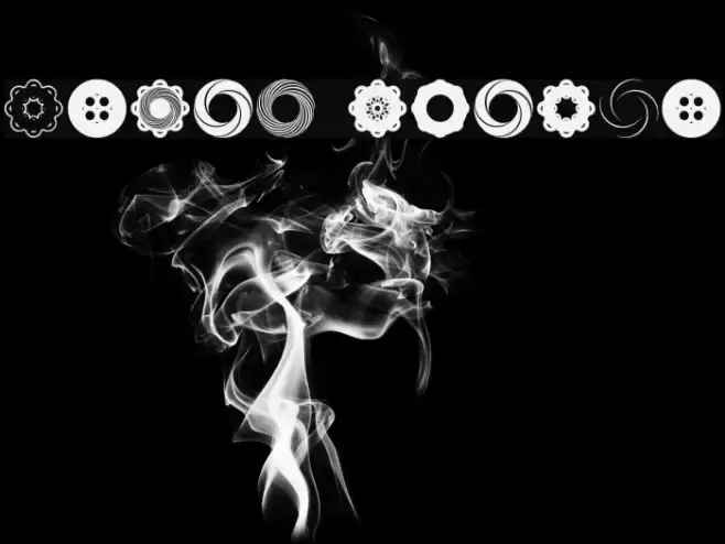 Fluid Spiral Font examples