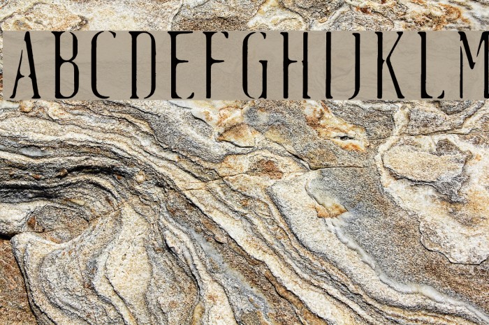 Fluid-light Font examples