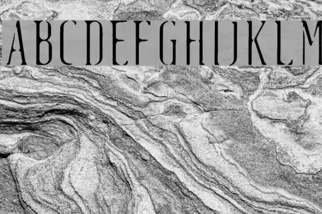 Fluid-light Schriftart examples