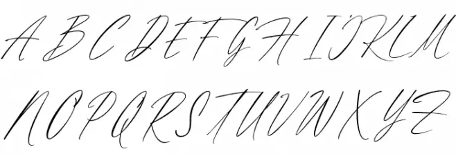 FlumberyWhiteDEMO Font Litere mari