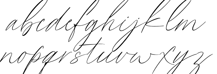 FlumberyWhiteDEMO Font LOWERCASE