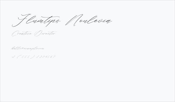 Flumtips Noulevia Business Card