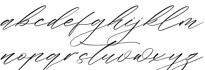 Flumtips Noulevia Font LOWERCASE