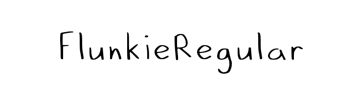 Flunkie_Regular  免费字体下载