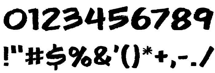 FlunkiesBB Font OTHER CHARS
