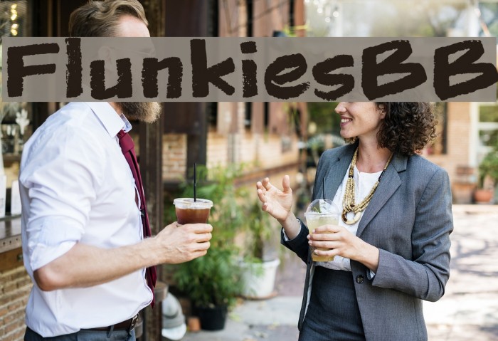 FlunkiesBB Font examples