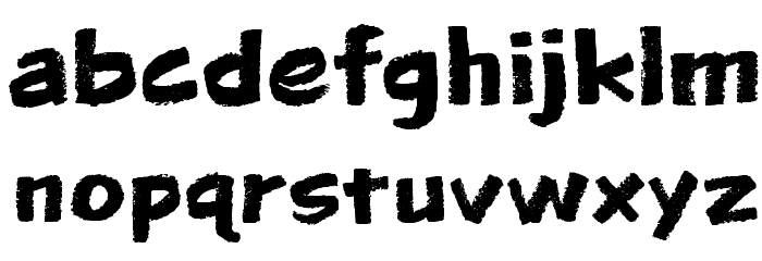 FlunkiesBB Font LOWERCASE