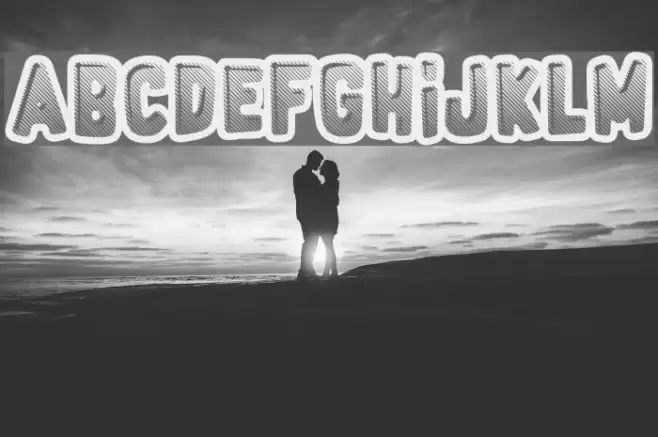 Fluo Gums Font examples