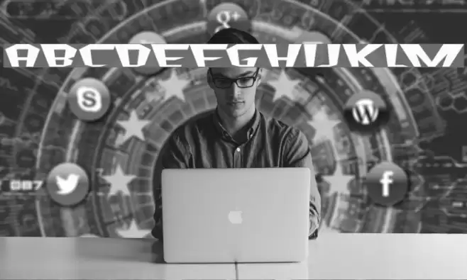 Fluoride Beings Font examples