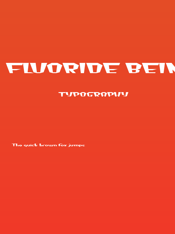 Fluoride Beings Poster