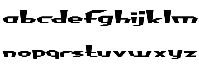 Fluoride Beings Font LOWERCASE