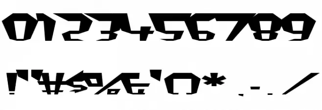 FluorideBeings-Regular Font OTHER CHARS