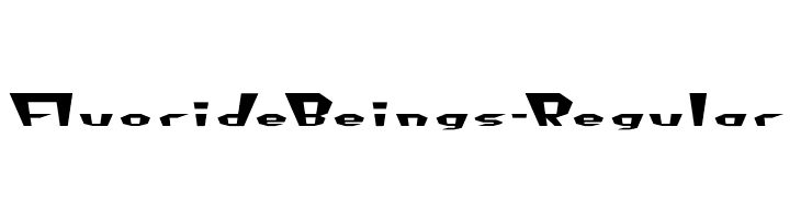 FluorideBeings-Regular  font caratteri gratis