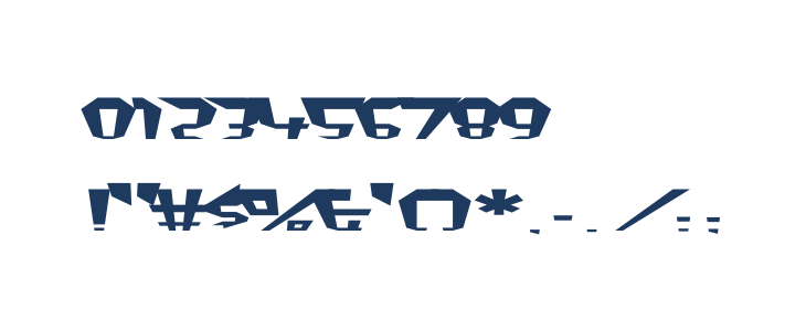 FluorideBeings-Regular Other Characters