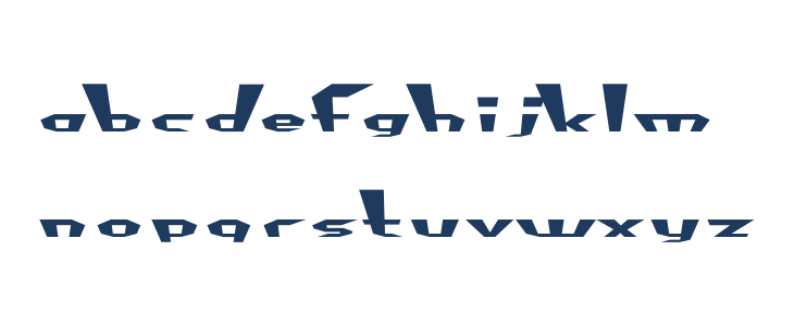 FluorideBeings-Regular Lowercase