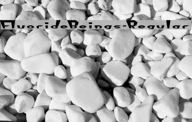 FluorideBeings-Regular Font examples
