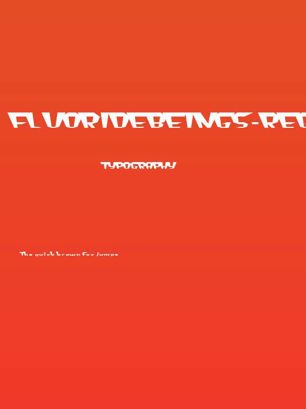 FluorideBeings-Regular Poster