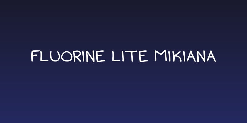 Fluorine Lite Mikiana Social Header