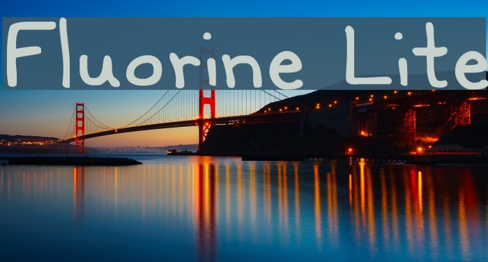 Fluorine Lite Font - FFonts.net