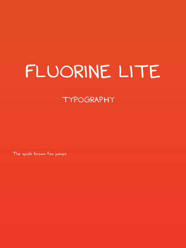 Fluorine Lite Poster